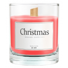 Świąteczna - Sojowa Świeca Zapachowa w szkle